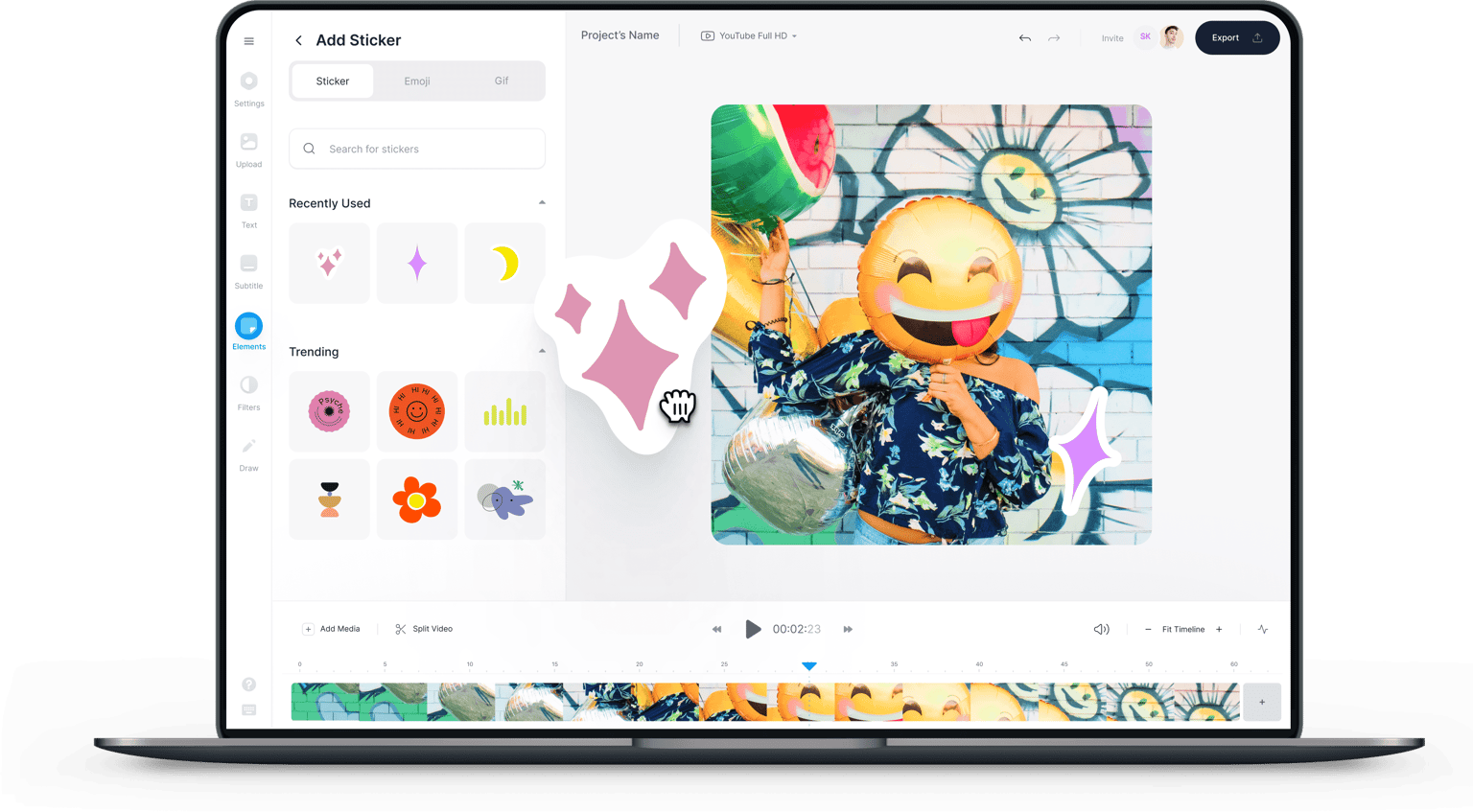 Add Stickers to Video