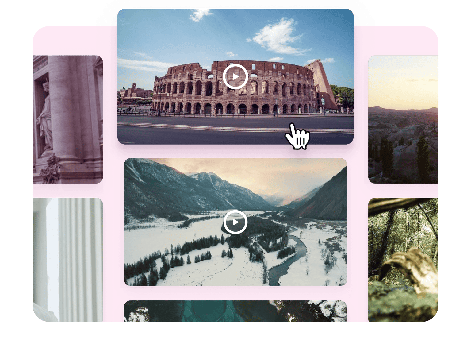 Use stock videos and personalize