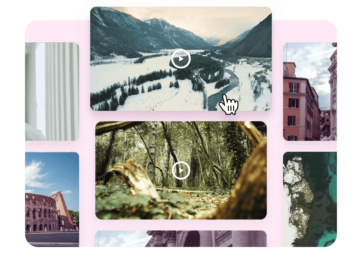 Use stock videos and personalize