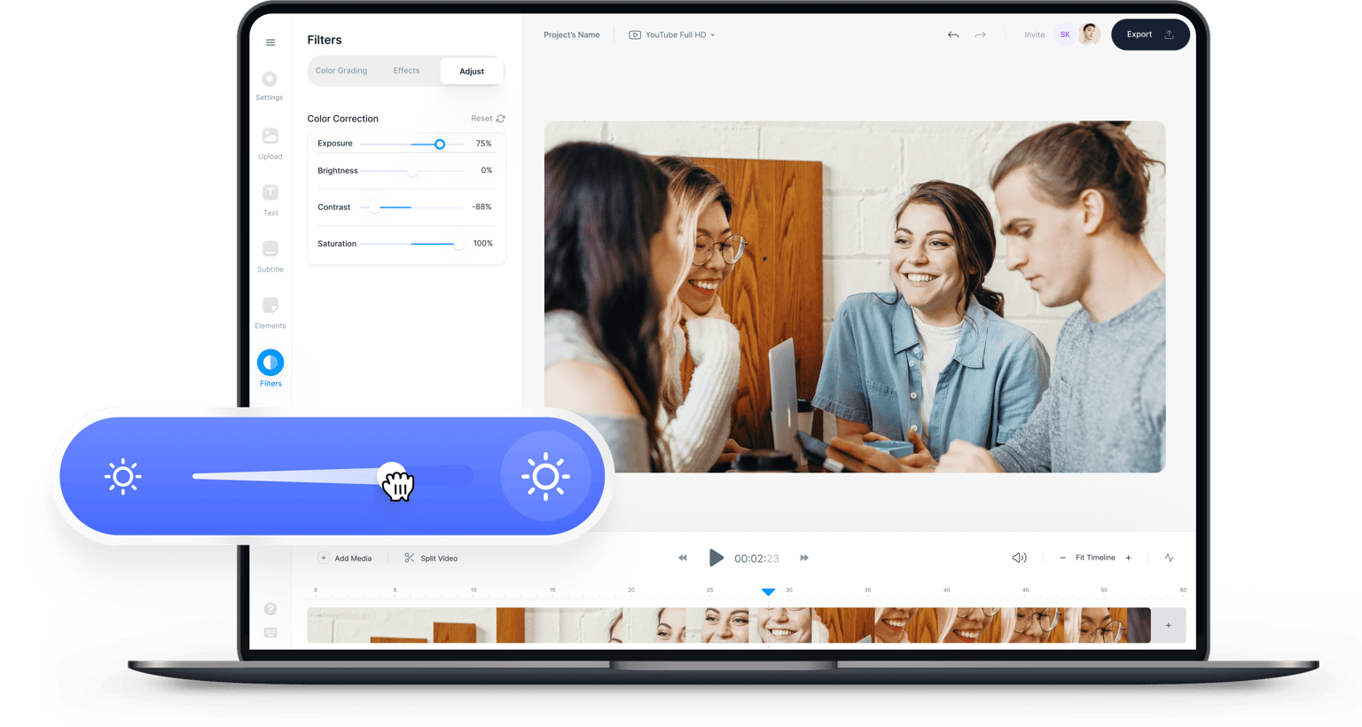 Video Brightness Editor
